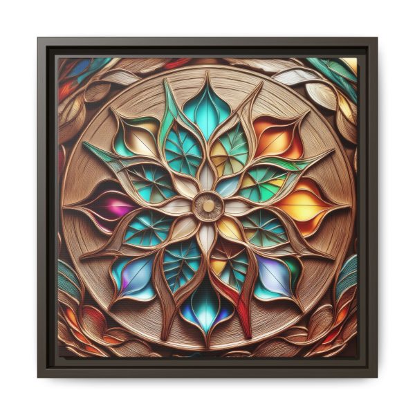 Wood Grain Style WG5 Matte Canvas, Framed (Multi-color) - Image 13