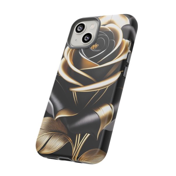 Copy of Black and Gold Rose iPhone | Samsung | Samsung Galaxy | Google Pixel - Cell Phone Tough Cases - Image 99