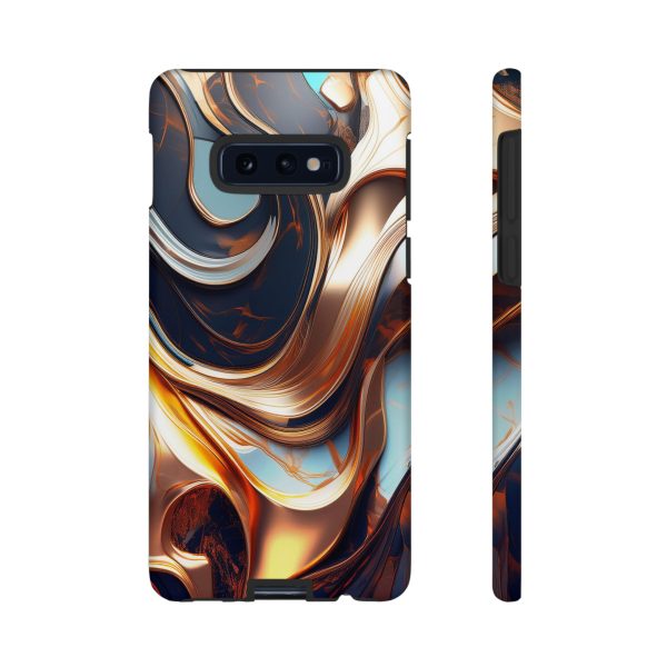 Navy Blue Gold Cell Phone Tough Cases iPhone | Samsung | Samsung Galaxy | Google Pixel - Image 19