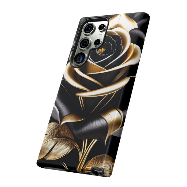 Copy of Black and Gold Rose iPhone | Samsung | Samsung Galaxy | Google Pixel - Cell Phone Tough Cases - Image 143