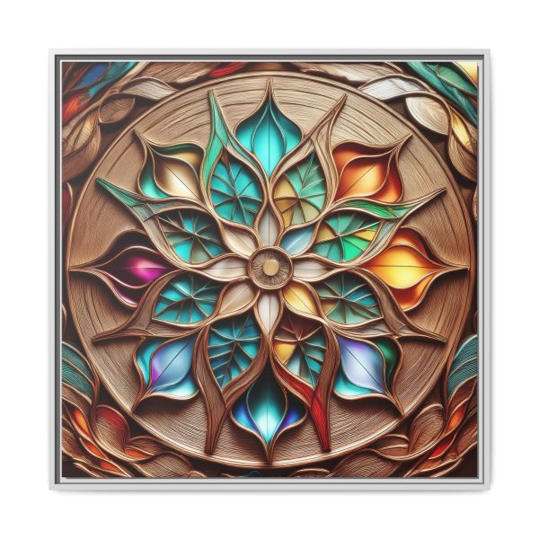 Wood Grain Style WG5 Matte Canvas, Framed (Multi-color) - Image 33