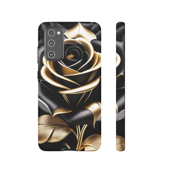 Copy of Black and Gold Rose iPhone | Samsung | Samsung Galaxy | Google Pixel - Cell Phone Tough Cases - Image 76