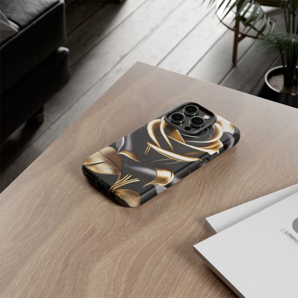 Copy of Black and Gold Rose iPhone | Samsung | Samsung Galaxy | Google Pixel - Cell Phone Tough Cases - Image 109