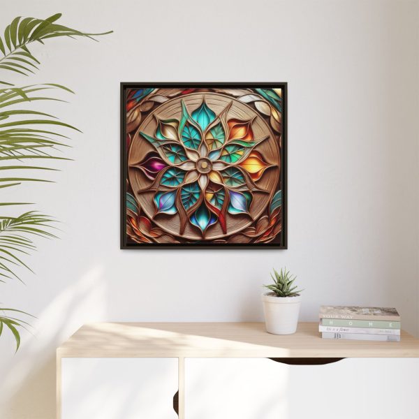 Wood Grain Style WG5 Matte Canvas, Framed (Multi-color) - Image 23