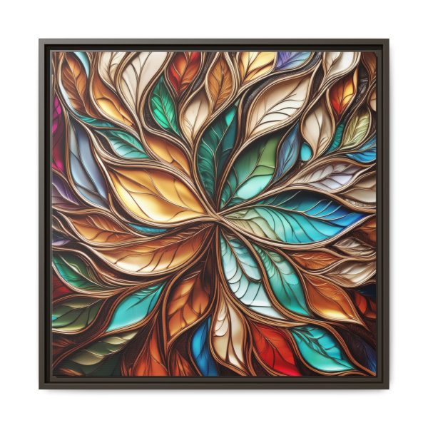 Wood Grain Stain Style WG12 Matte Canvas, Framed (Multi-color) - Image 21