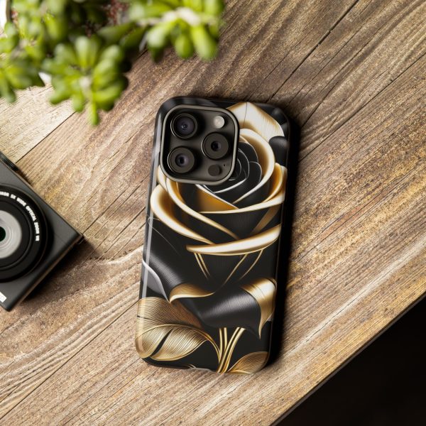 Copy of Black and Gold Rose iPhone | Samsung | Samsung Galaxy | Google Pixel - Cell Phone Tough Cases - Image 180