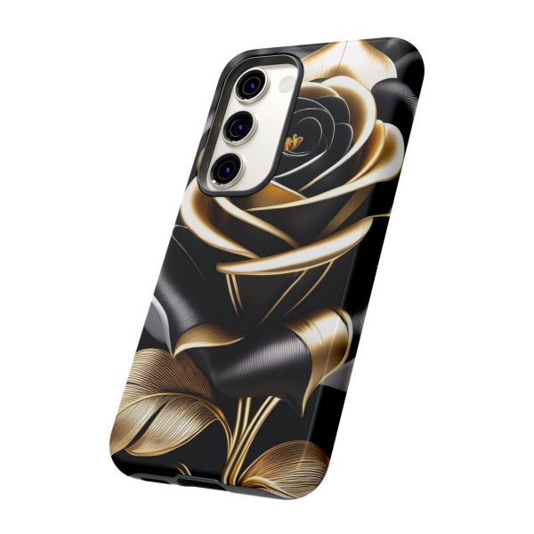 Copy of Black and Gold Rose iPhone | Samsung | Samsung Galaxy | Google Pixel - Cell Phone Tough Cases - Image 127