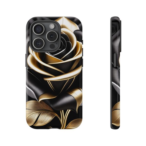 Copy of Black and Gold Rose iPhone | Samsung | Samsung Galaxy | Google Pixel - Cell Phone Tough Cases - Image 178