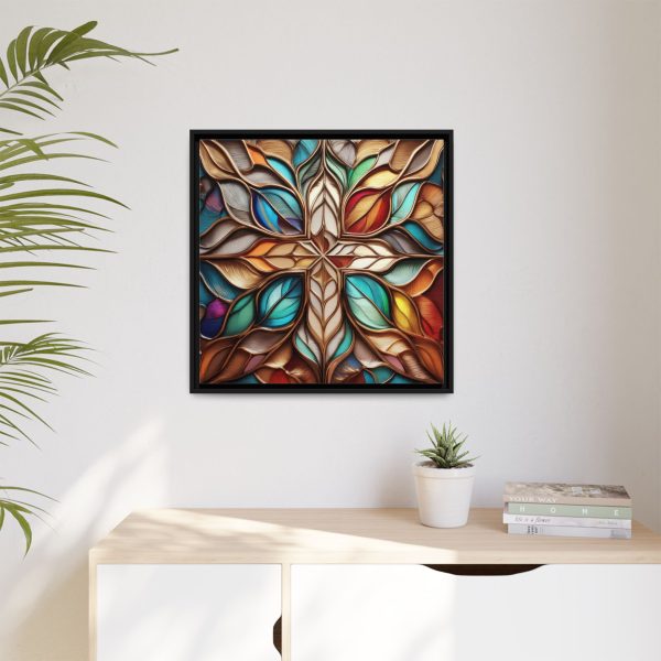 Wood Grain Style WG1 Matte Canvas, Framed (Multi-color) - Image 11