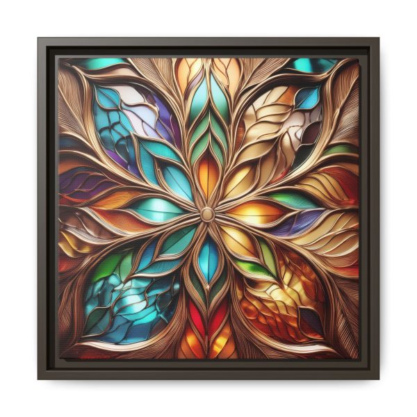 Wood Grain Style WG2 Matte Canvas, Framed (Multi-color) - Image 13