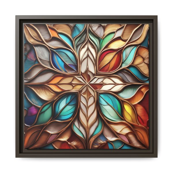 Wood Grain Style WG1 Matte Canvas, Framed (Multi-color) - Image 13