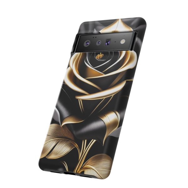 Copy of Black and Gold Rose iPhone | Samsung | Samsung Galaxy | Google Pixel - Cell Phone Tough Cases - Image 163