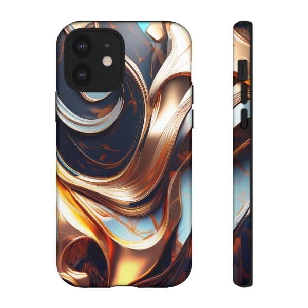 Navy Blue Gold Cell Phone Tough Cases iPhone | Samsung | Samsung Galaxy | Google Pixel - Image 36