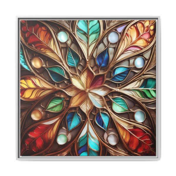 Wood Grain Stain Style WG4 Matte Canvas, Framed (Multi-color) - Image 33