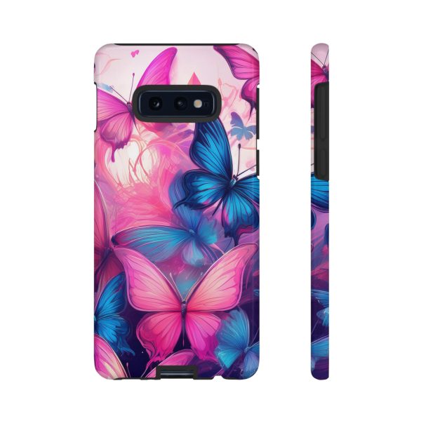 Blue and Pink Butterfly Cell Phone Tough Cases iPhone | Samsung | Samsung Galaxy | Google Pixel - Image 16