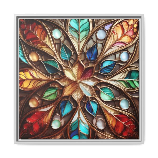 Wood Grain Stain Style WG4 Matte Canvas, Framed (Multi-color) - Image 25