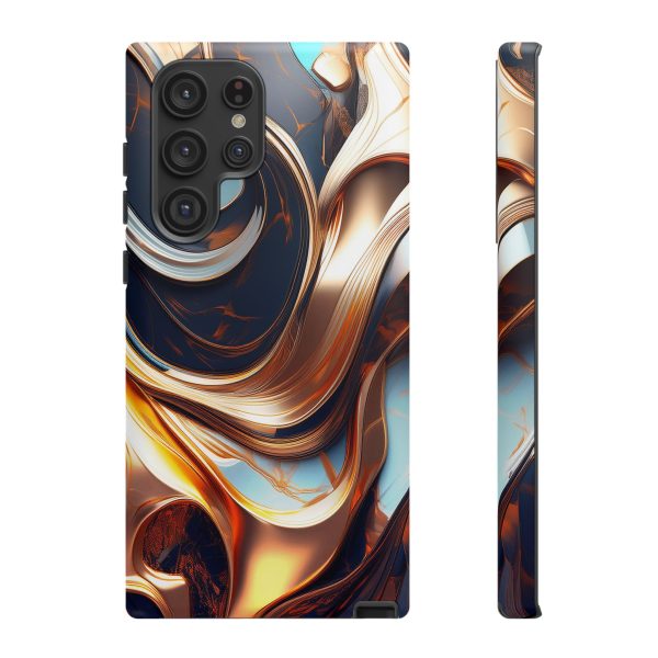 Navy Blue Gold Cell Phone Tough Cases iPhone | Samsung | Samsung Galaxy | Google Pixel - Image 92