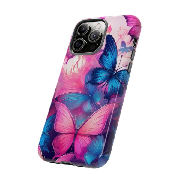 Blue and Pink Butterfly Cell Phone Tough Cases iPhone | Samsung | Samsung Galaxy | Google Pixel - Image 117