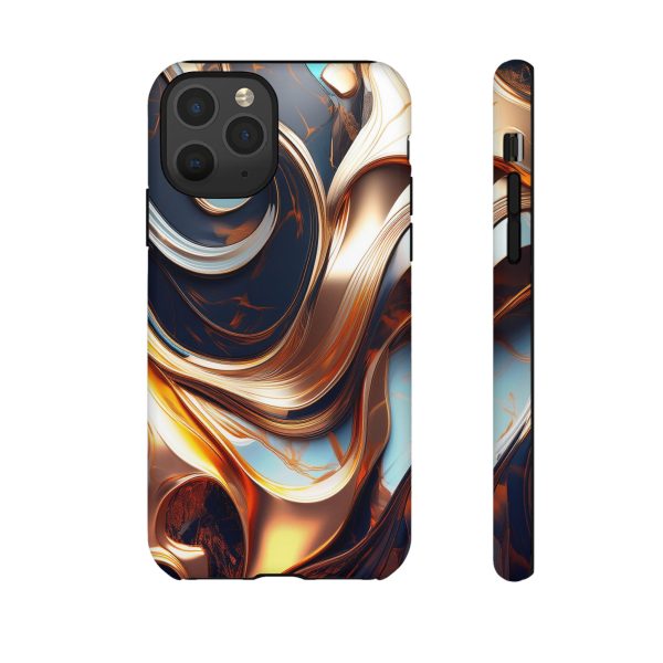 Navy Blue Gold Cell Phone Tough Cases iPhone | Samsung | Samsung Galaxy | Google Pixel - Image 27