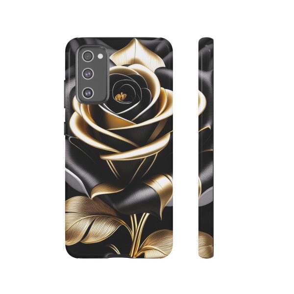 Copy of Black and Gold Rose iPhone | Samsung | Samsung Galaxy | Google Pixel - Cell Phone Tough Cases - Image 74