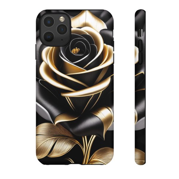 Copy of Black and Gold Rose iPhone | Samsung | Samsung Galaxy | Google Pixel - Cell Phone Tough Cases - Image 29