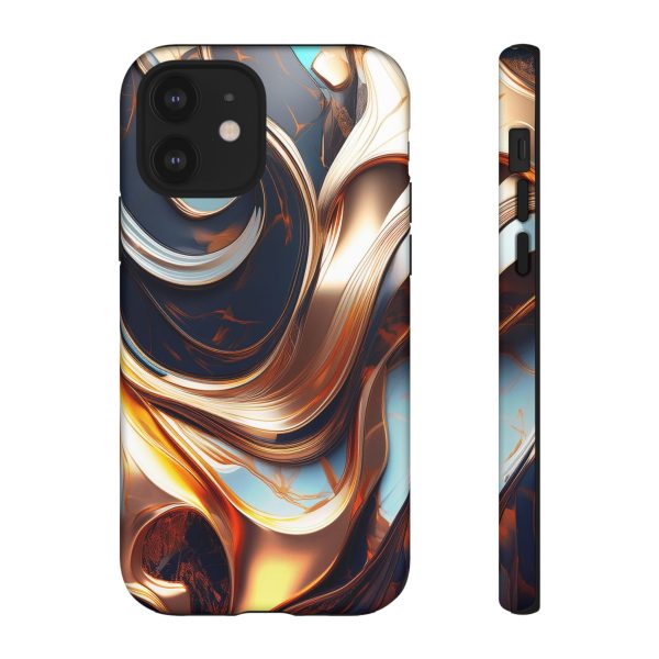 Navy Blue Gold Cell Phone Tough Cases iPhone | Samsung | Samsung Galaxy | Google Pixel - Image 37