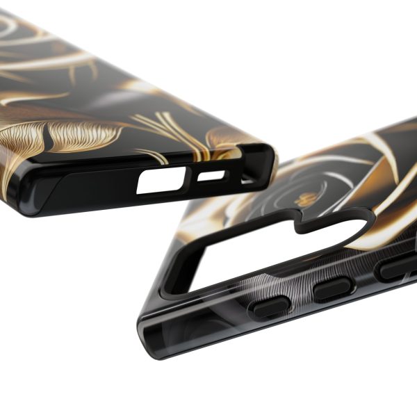 Copy of Black and Gold Rose iPhone | Samsung | Samsung Galaxy | Google Pixel - Cell Phone Tough Cases - Image 3