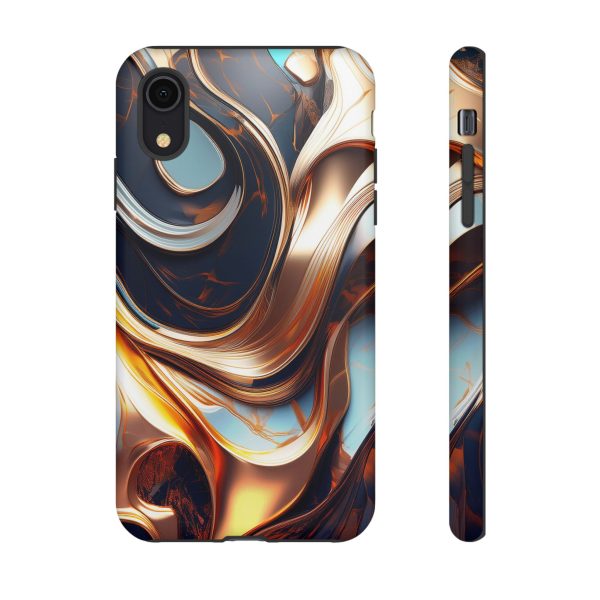 Navy Blue Gold Cell Phone Tough Cases iPhone | Samsung | Samsung Galaxy | Google Pixel - Image 13