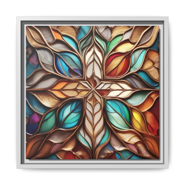 Wood Grain Style WG1 Matte Canvas, Framed (Multi-color) - Image 17