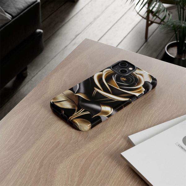 Copy of Black and Gold Rose iPhone | Samsung | Samsung Galaxy | Google Pixel - Cell Phone Tough Cases - Image 113