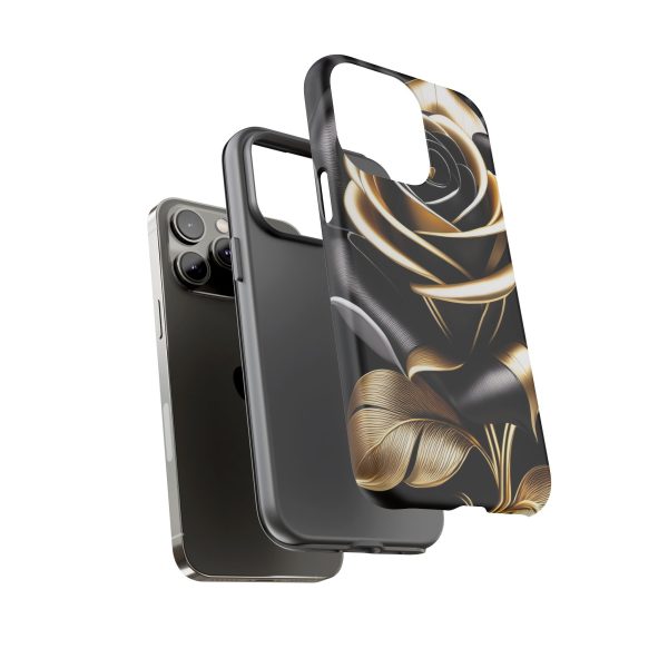 Copy of Black and Gold Rose iPhone | Samsung | Samsung Galaxy | Google Pixel - Cell Phone Tough Cases - Image 124