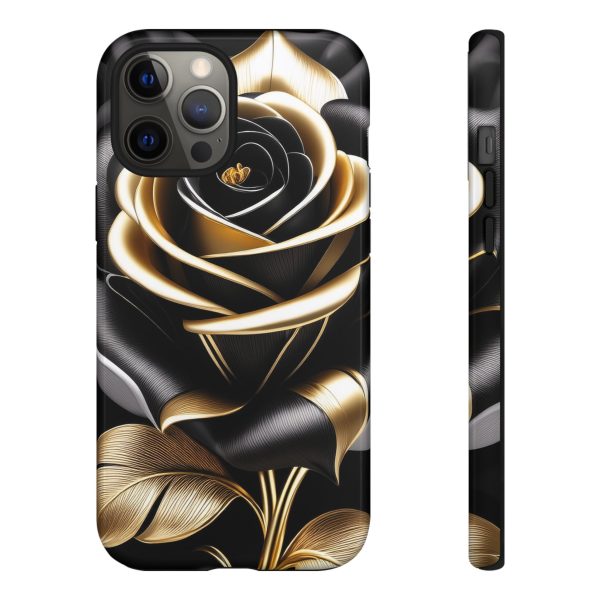 Copy of Black and Gold Rose iPhone | Samsung | Samsung Galaxy | Google Pixel - Cell Phone Tough Cases - Image 40