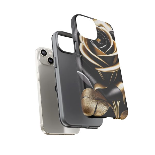 Copy of Black and Gold Rose iPhone | Samsung | Samsung Galaxy | Google Pixel - Cell Phone Tough Cases - Image 100