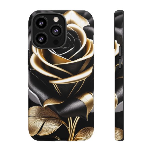 Copy of Black and Gold Rose iPhone | Samsung | Samsung Galaxy | Google Pixel - Cell Phone Tough Cases - Image 48