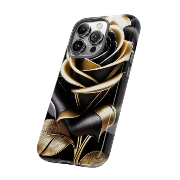 Copy of Black and Gold Rose iPhone | Samsung | Samsung Galaxy | Google Pixel - Cell Phone Tough Cases - Image 103