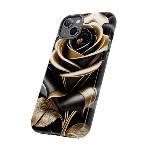 Copy of Black and Gold Rose iPhone | Samsung | Samsung Galaxy | Google Pixel - Cell Phone Tough Cases - Image 111