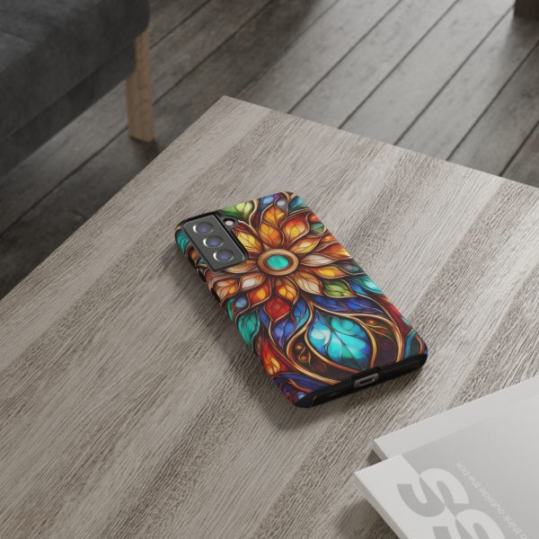 Stained Glass Flower SG1 Cell Phone Tough Cases iPhone | Samsung | Samsung Galaxy | Google Pixel - Image 81