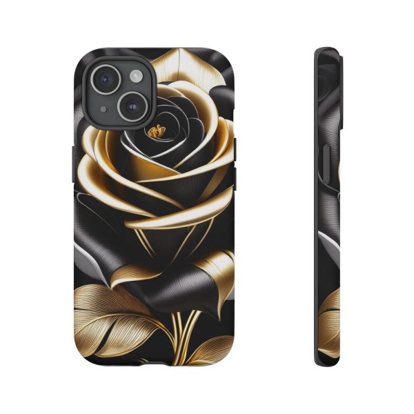 Copy of Black and Gold Rose iPhone | Samsung | Samsung Galaxy | Google Pixel - Cell Phone Tough Cases - Image 169