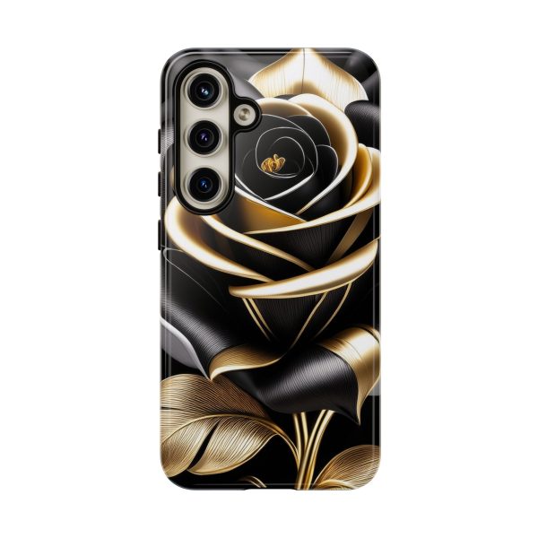 Copy of Black and Gold Rose iPhone | Samsung | Samsung Galaxy | Google Pixel - Cell Phone Tough Cases - Image 190