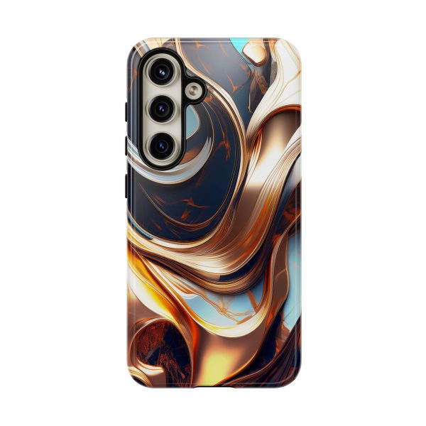 Navy Blue Gold Cell Phone Tough Cases iPhone | Samsung | Samsung Galaxy | Google Pixel - Image 190