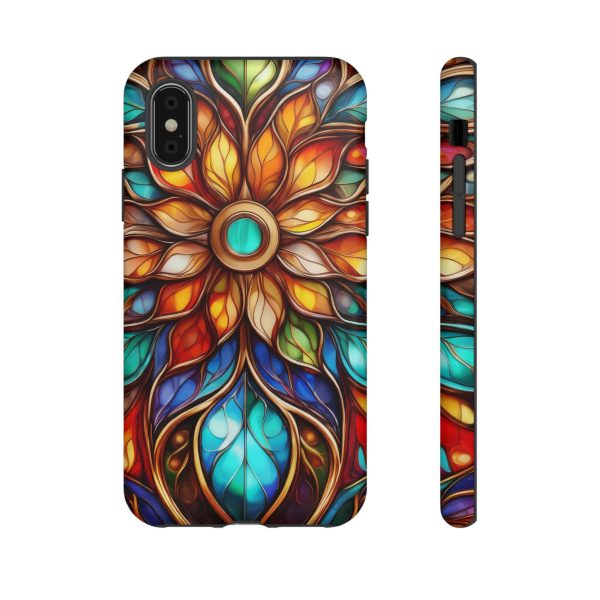 Stained Glass Flower SG1 Cell Phone Tough Cases iPhone | Samsung | Samsung Galaxy | Google Pixel - Image 11