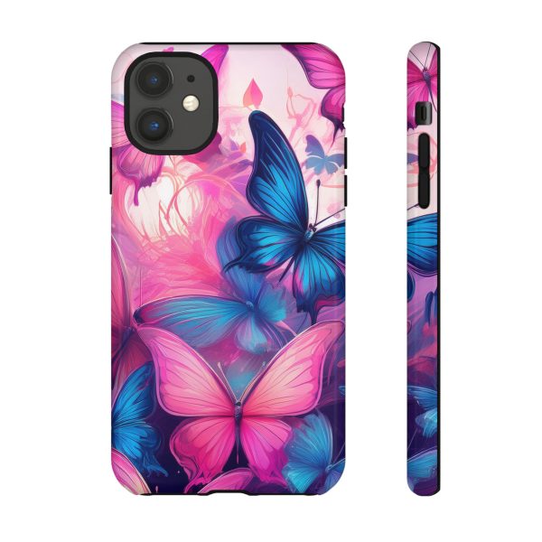 Blue and Pink Butterfly Cell Phone Tough Cases iPhone | Samsung | Samsung Galaxy | Google Pixel - Image 22