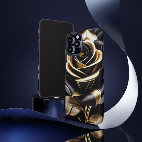 Copy of Black and Gold Rose iPhone | Samsung | Samsung Galaxy | Google Pixel - Cell Phone Tough Cases - Image 53