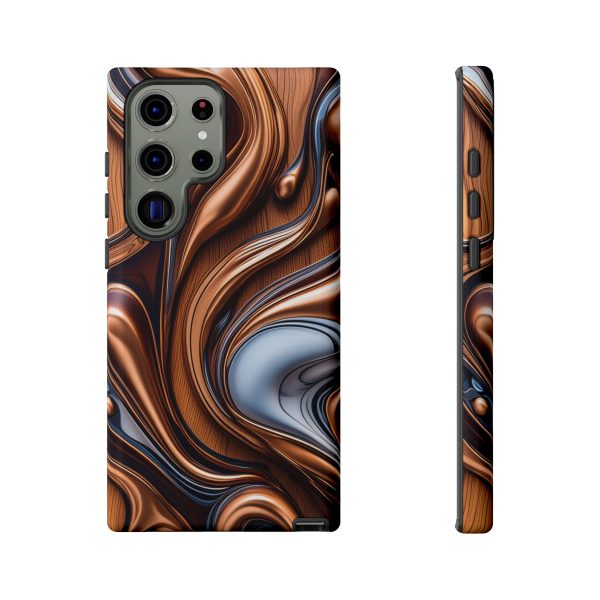 Wood Grain WG11 iPhone | Samsung | Samsung Galaxy | Google Pixel - Cell Phone Tough Cases - Image 142