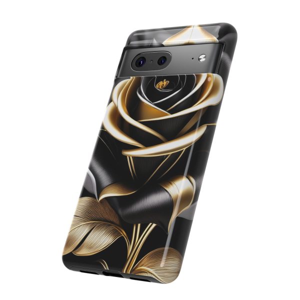 Copy of Black and Gold Rose iPhone | Samsung | Samsung Galaxy | Google Pixel - Cell Phone Tough Cases - Image 151