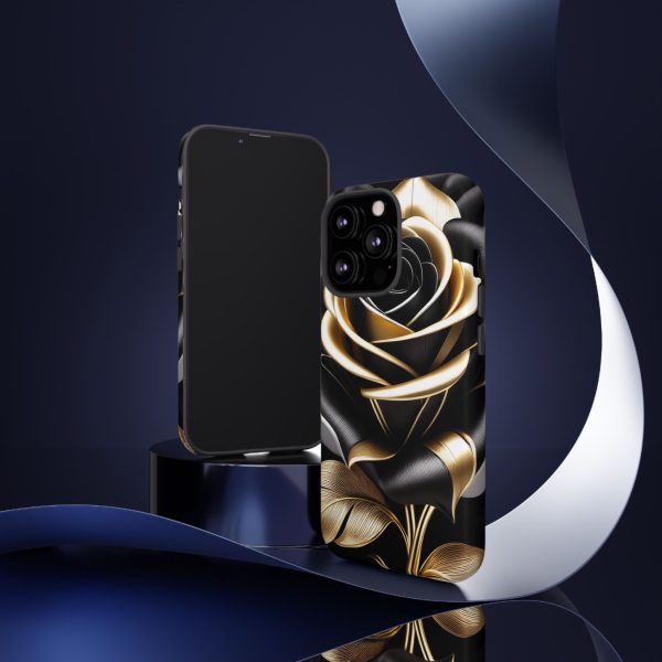 Copy of Black and Gold Rose iPhone | Samsung | Samsung Galaxy | Google Pixel - Cell Phone Tough Cases - Image 49