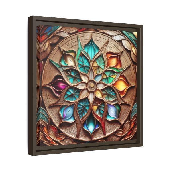 Wood Grain Style WG5 Matte Canvas, Framed (Multi-color) - Image 14