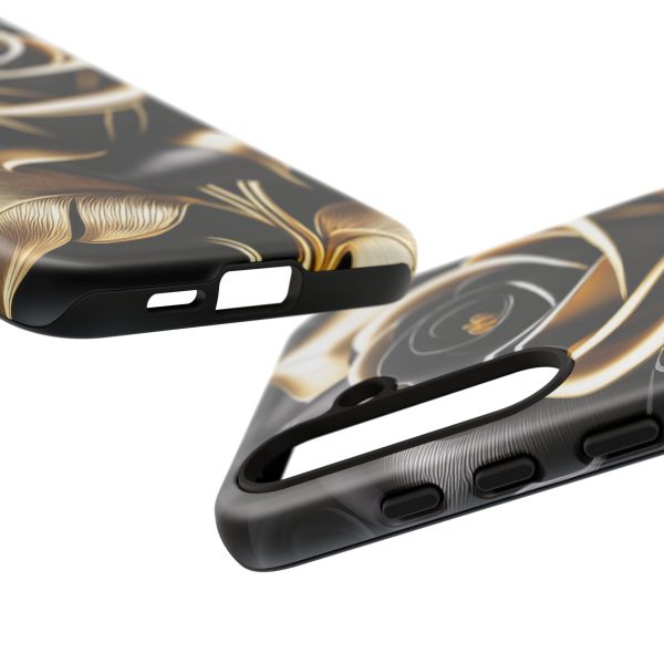 Copy of Black and Gold Rose iPhone | Samsung | Samsung Galaxy | Google Pixel - Cell Phone Tough Cases - Image 207