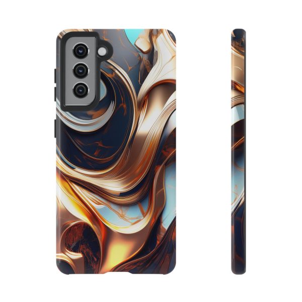 Navy Blue Gold Cell Phone Tough Cases iPhone | Samsung | Samsung Galaxy | Google Pixel - Image 54