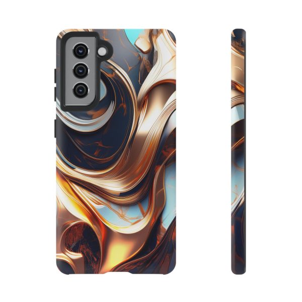 Navy Blue Gold Cell Phone Tough Cases iPhone | Samsung | Samsung Galaxy | Google Pixel - Image 56